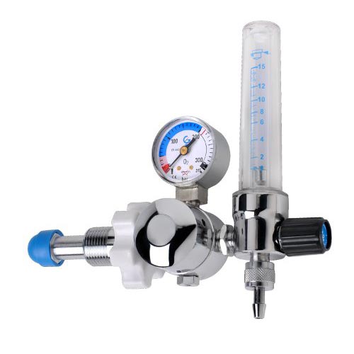 G105 - Pressure regulator with flow meter float meter